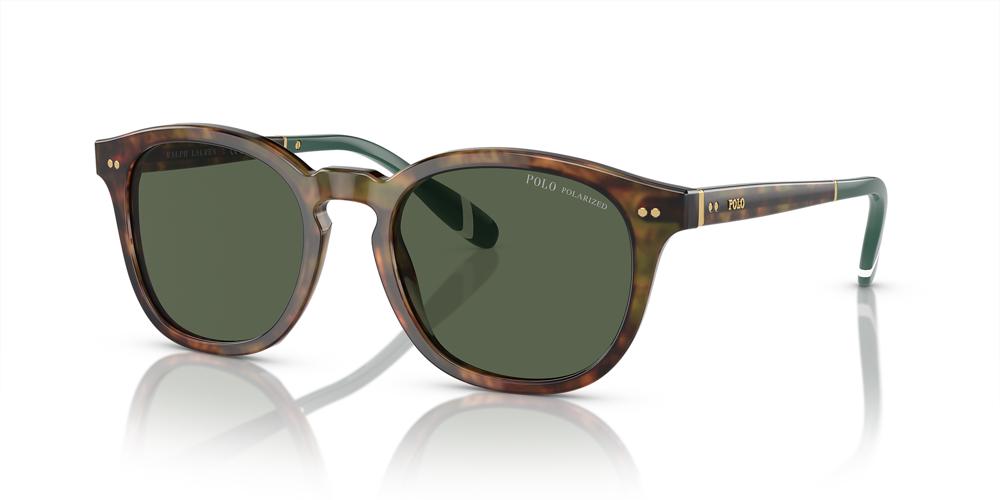 Polo Ralph Lauren Ph4206 52 Bottle Green Polarized And Shiny Brown