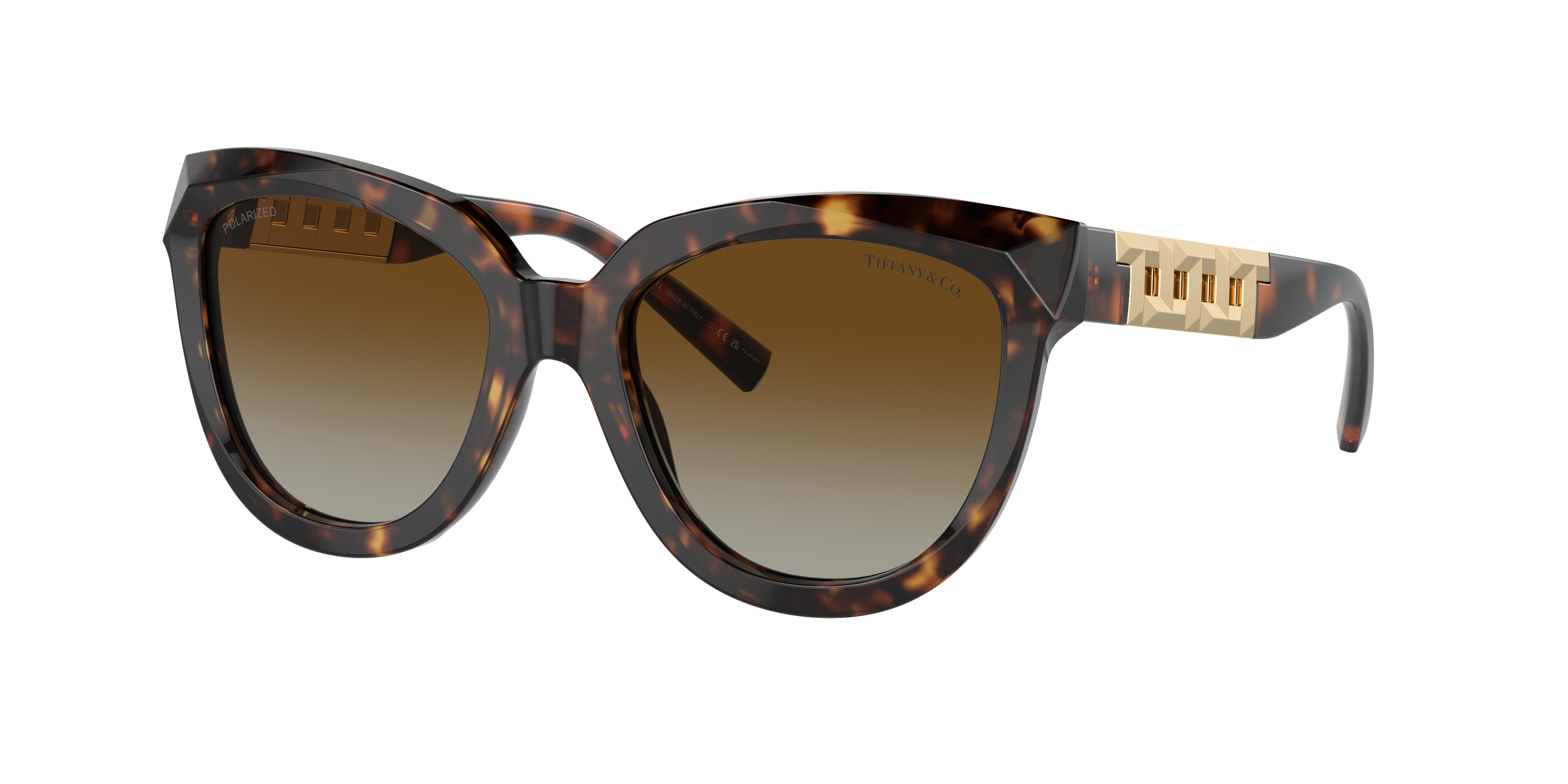 Tiffany & Co . Woman Sunglasses Tf4215 In Polar Brown Gradient