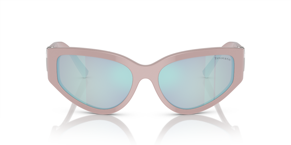 Tiffany & Co. TF4217 59 Light Brown Blue & Dusty Pink Sunglasses