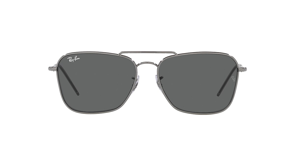 Ray-Ban RBR0102S Caravan Reverse 58 Dark Grey & Gunmetal