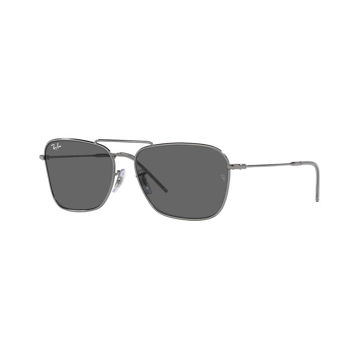 Ray-Ban RBR0102S Caravan Reverse 58 Dark Grey & Gunmetal