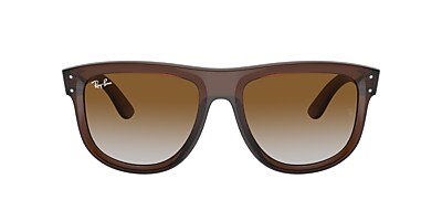 Ray-Ban RBR0501S Boyfriend Reverse 56 Brown & Transparent Brown