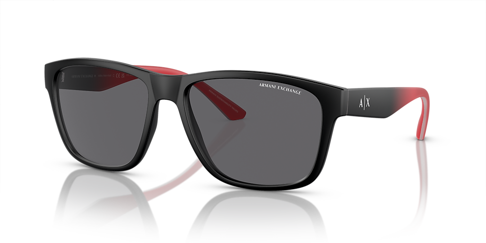 Armani Exchange AX4135SF 59 Grey Polarized Matte Black Polarised