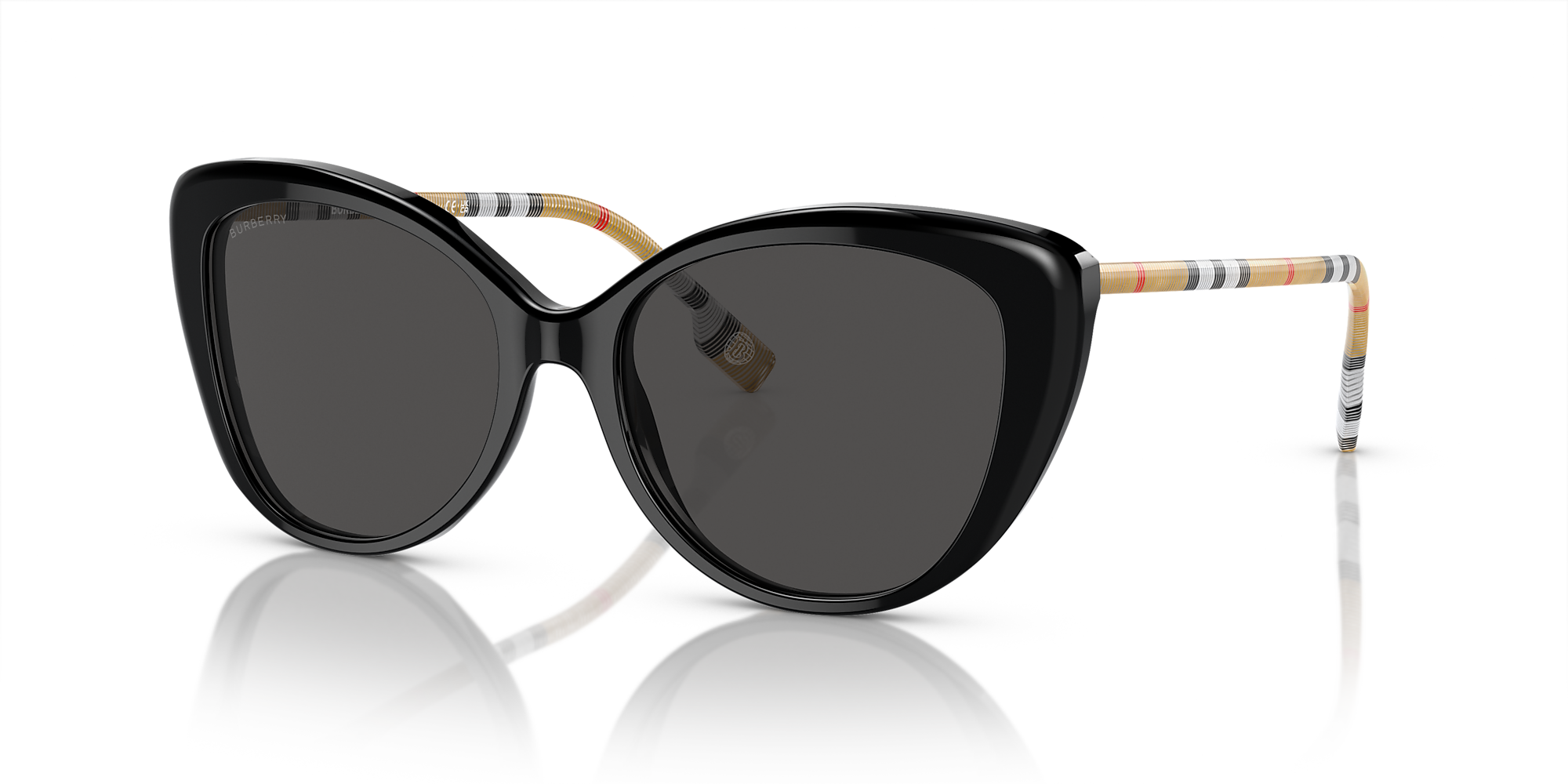 Burberry BE4407 54 Dark Grey & Black Sunglasses Sunglass Hut USA