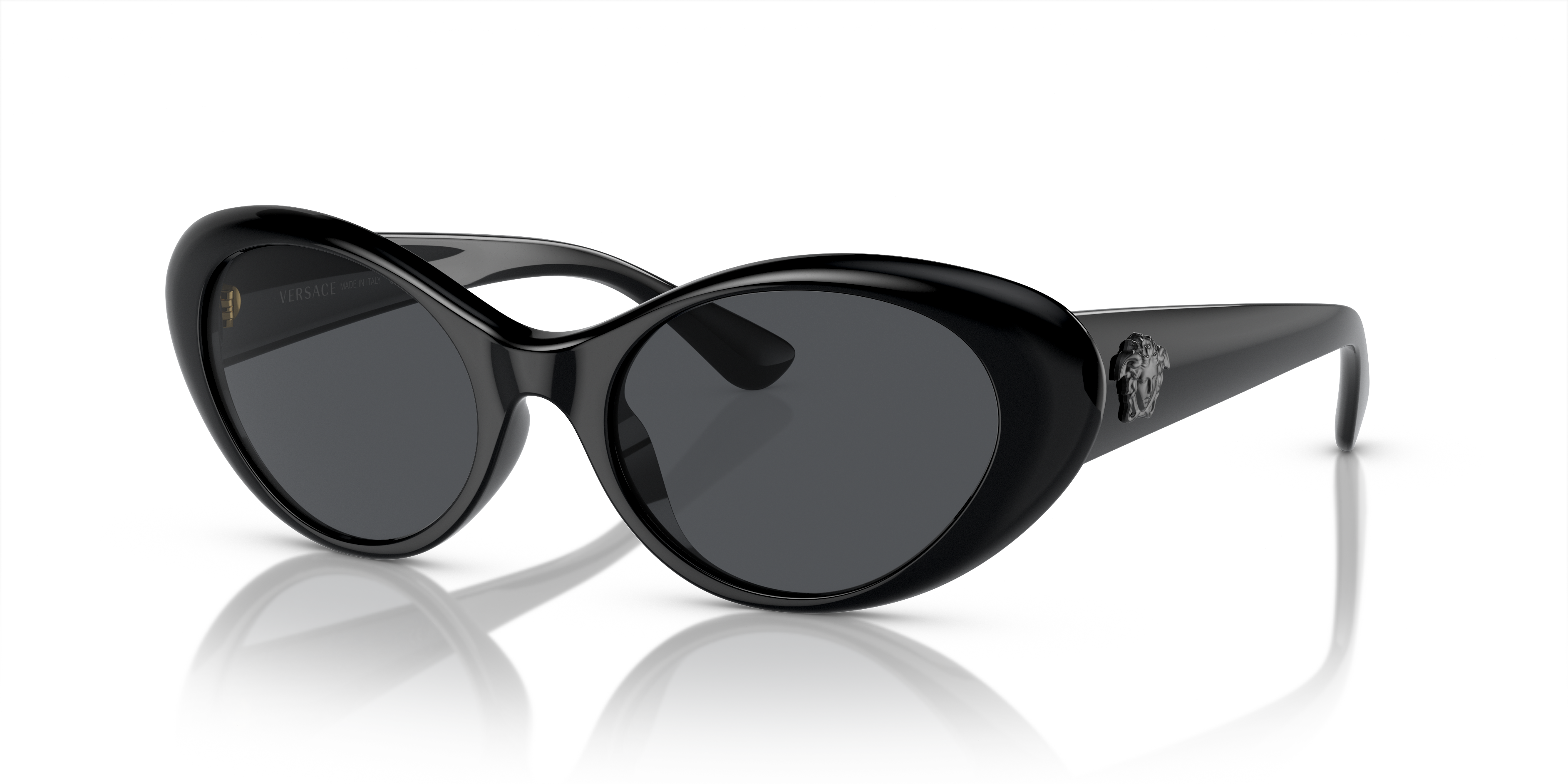 Versace VE4415U 52 Dark Grey & Black Sunglasses | Sunglass Hut Australia