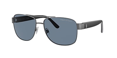 Polo PH3137 Sunglasses - Shiny Gunmetal / Polar Grey / 59