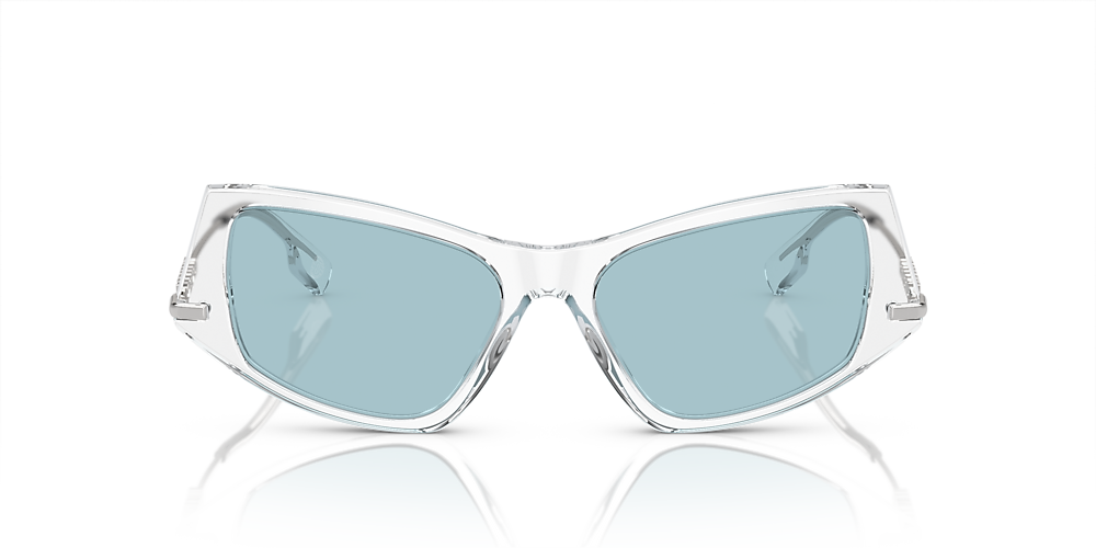Burberry BE4408 52 Light Azure & Transparent Sunglasses | Sunglass 