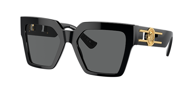 Versace VE4458 54 Dark Grey & Black Sunglasses | Sunglass Hut USA