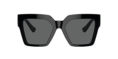 Versace VE4458 54 Dark Grey & Black Sunglasses | Sunglass Hut USA