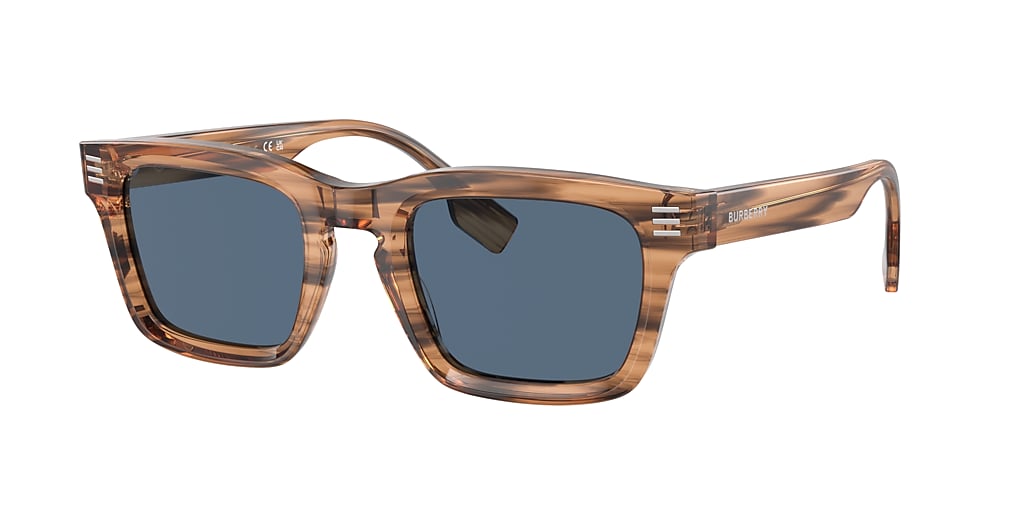 Burberry BE4403 51 Dark Blue & Brown Sunglasses | Sunglass Hut USA