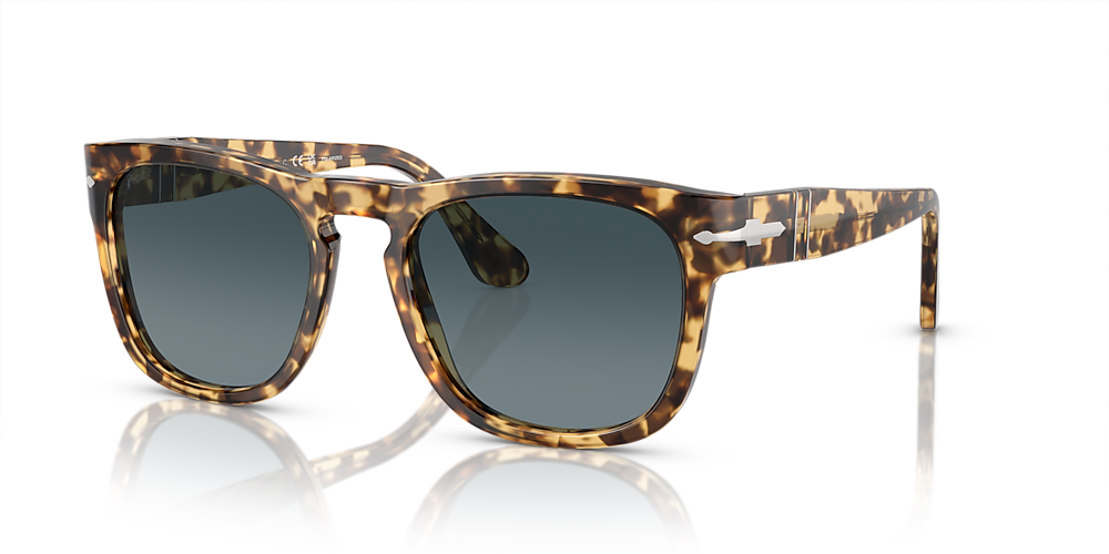 Persol PO3333S Elio 54 Blue Gradient Dark Blue Polarized & Beige Tortoise Polarized  Sunglasses