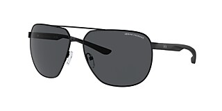 Armani Exchange AX2047S 63 Dark Grey & Matte Black Sunglasses 