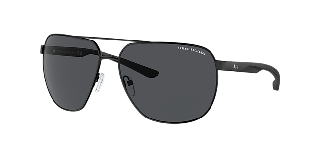 Armani Exchange AX2047S 63 Dark Grey Matte Black Sunglasses