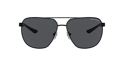 Armani Exchange AX2047S 63 Dark Grey & Matte Black Sunglasses 