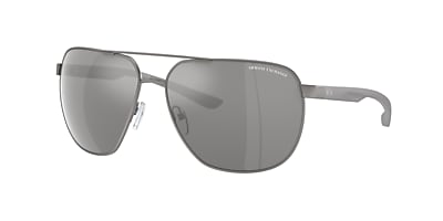 Armani Exchange AX2047S 63 Dark Grey & Matte Black Sunglasses 