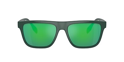 Burberry BE4402U 56 Green Mirror Green & Green Sunglasses