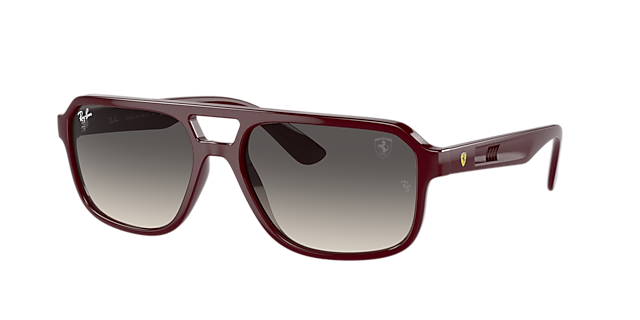 Ray-Ban RB4414M Scuderia Ferrari Collection 58 Silver & Black