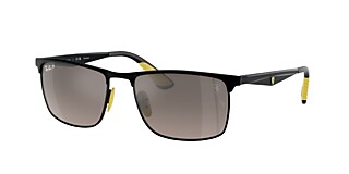 Ray-Ban RB3726M Scuderia Ferrari Collection 57 Grey & Black On