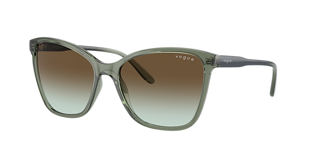 Vogue Eyewear VO5520S 56 Gradient Grey Polarized & Black 