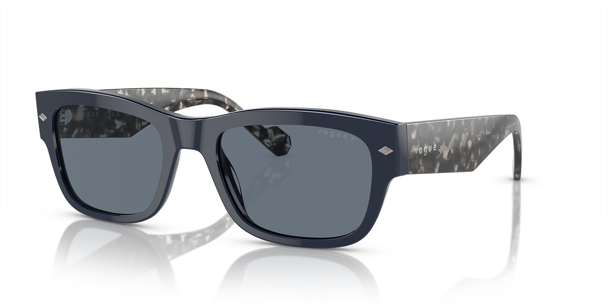 Vogue Eyewear VO5530S 55 Blue Polarized & Full Dark Blue Polarized