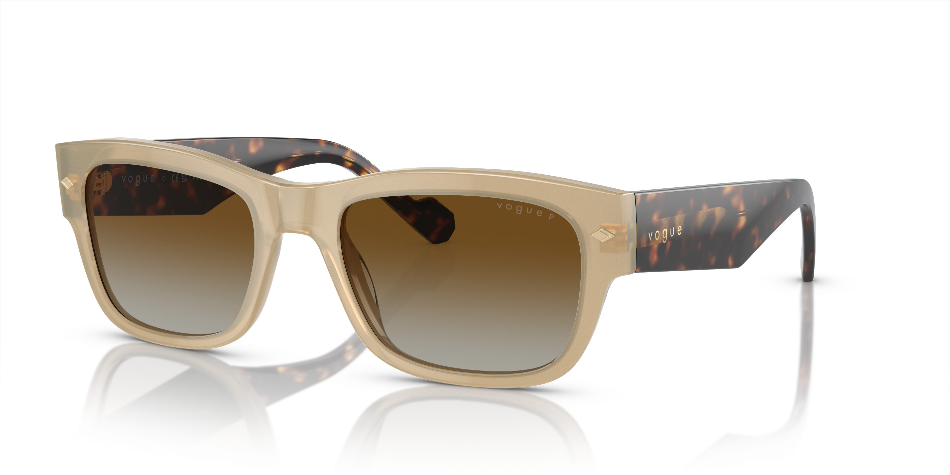 Buy Vogue Eyewear Womens Light & Shine Cat Eye UV Protected Sunglasses -  0VO4002S 994S8H 55-18 | Shoppers Stop