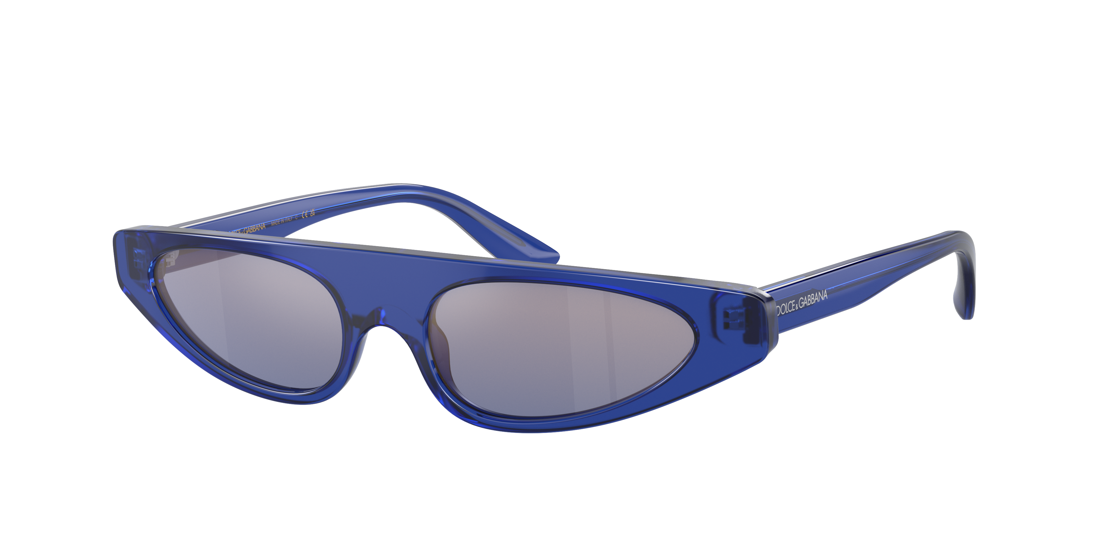 Dolce & Gabbana Dolce&gabbana Woman Sunglass Dg4442 In Blue Mirror Gradient Gold