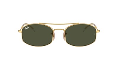 Ray-Ban RB3719 51 Green & Gold Sunglasses | Sunglass Hut USA