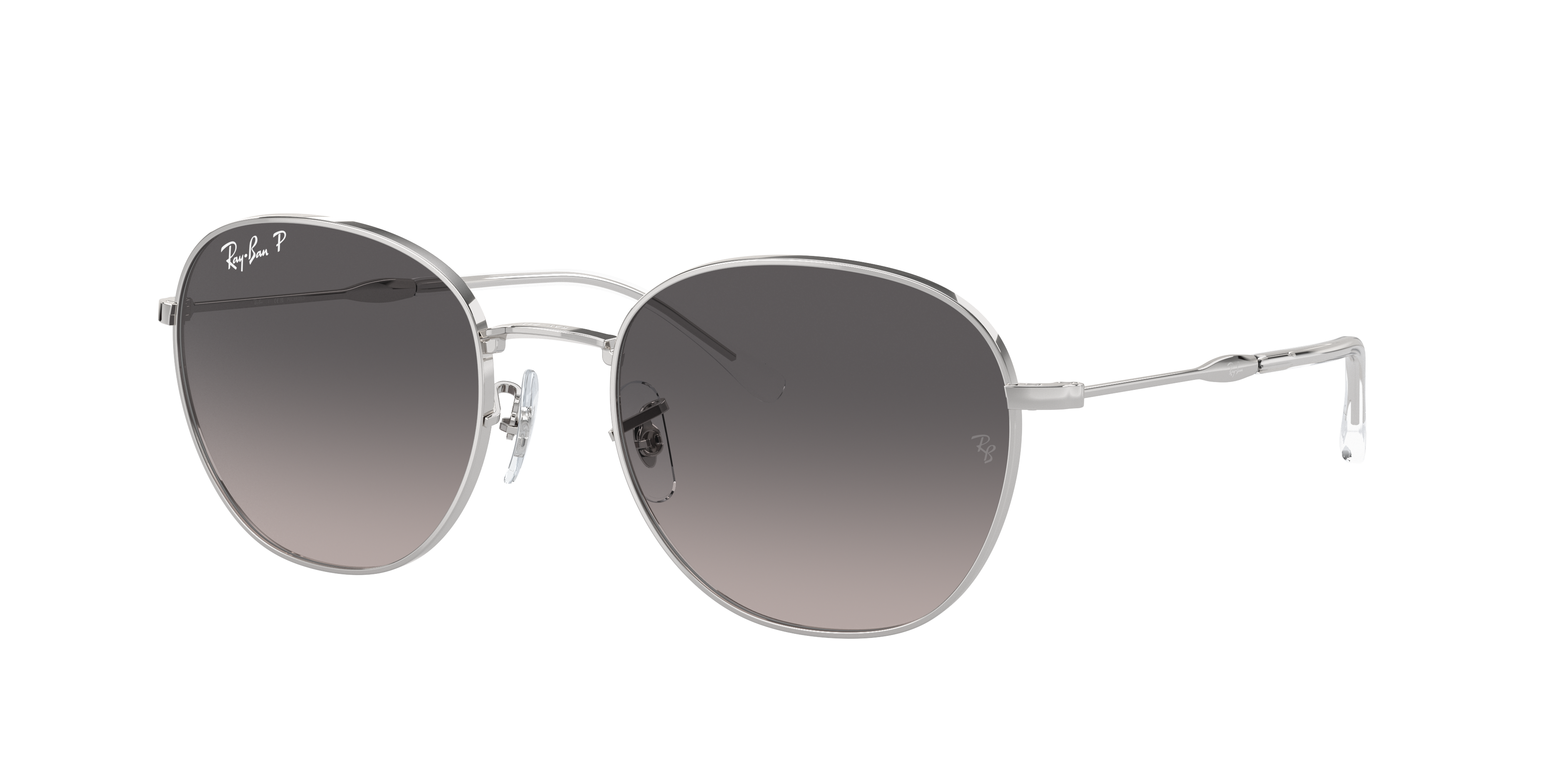 Ray-Ban RB3809 55 Grey & Silver Polarized Sunglasses | Sunglass