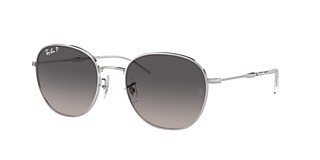 Ray-Ban RB3809 55 Grey & Silver Polarized Sunglasses | Sunglass