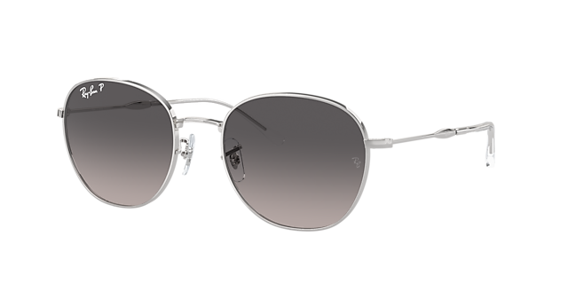 Ray-Ban RB3809 55 Grey & Silver Polarized Sunglasses | Sunglass