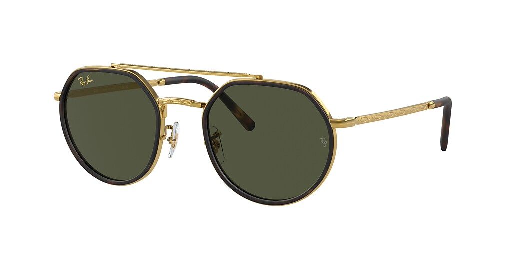 Ray-Ban RB3765 53 Green & Legend Gold Sunglasses | Sunglass Hut USA
