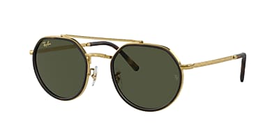 Ray-Ban RB3765 53 Light Brown & Gold Sunglasses | Sunglass Hut USA