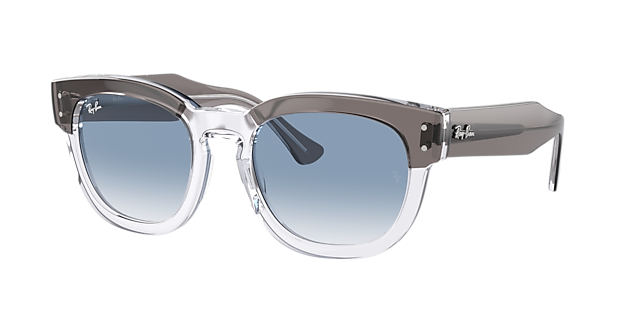 Ray-Ban RB0298S Mega Hawkeye 53 Brown & Havana On Transparent Brown  Polarized Sunglasses