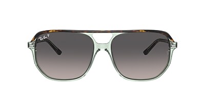 Ray-Ban RB2205 Bill One 60 Grey & Havana On Transparent Green