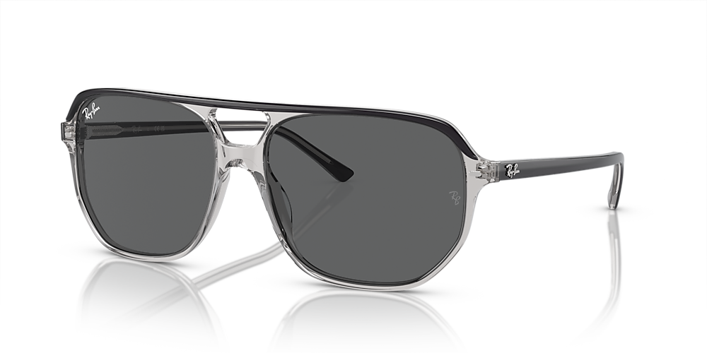 Ray-Ban RB2205 Bill One 60 Dark Grey & Dark Grey On Transparent