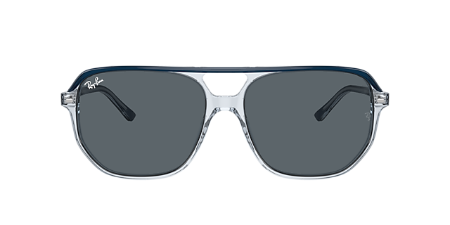 RAY-BAN RB2205 Bill One Dark Grey On Transparent Grey - Unisex Sunglasses,  Dark Grey Lens