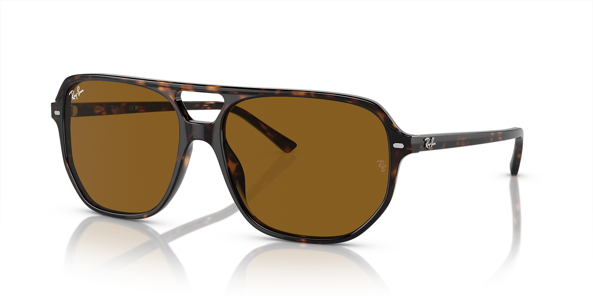 Ray-Ban RB2205 Bill One 57 Brown & Havana Sunglasses | Sunglass Hut USA