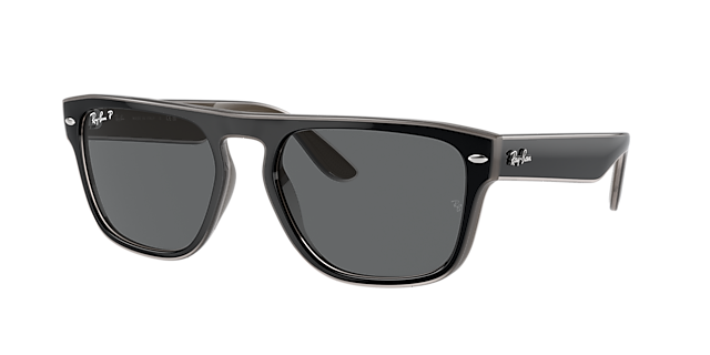 Ray-Ban RB4407 57 Brown & Green & Dark Grey & Transparent Brown