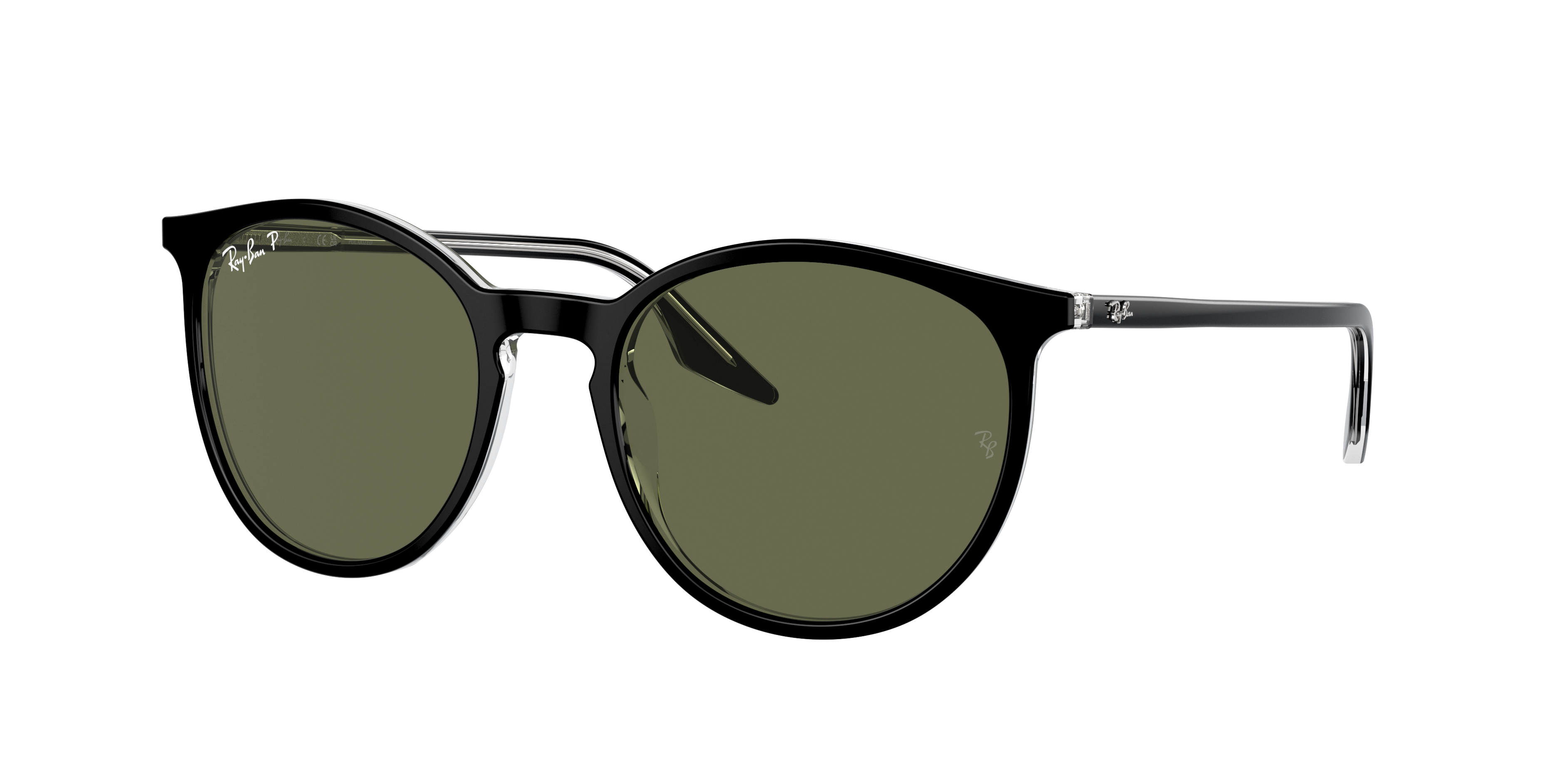 Voyage Wayfarer Polarized Sunglasses for Men & Women (Black Lens | Tra