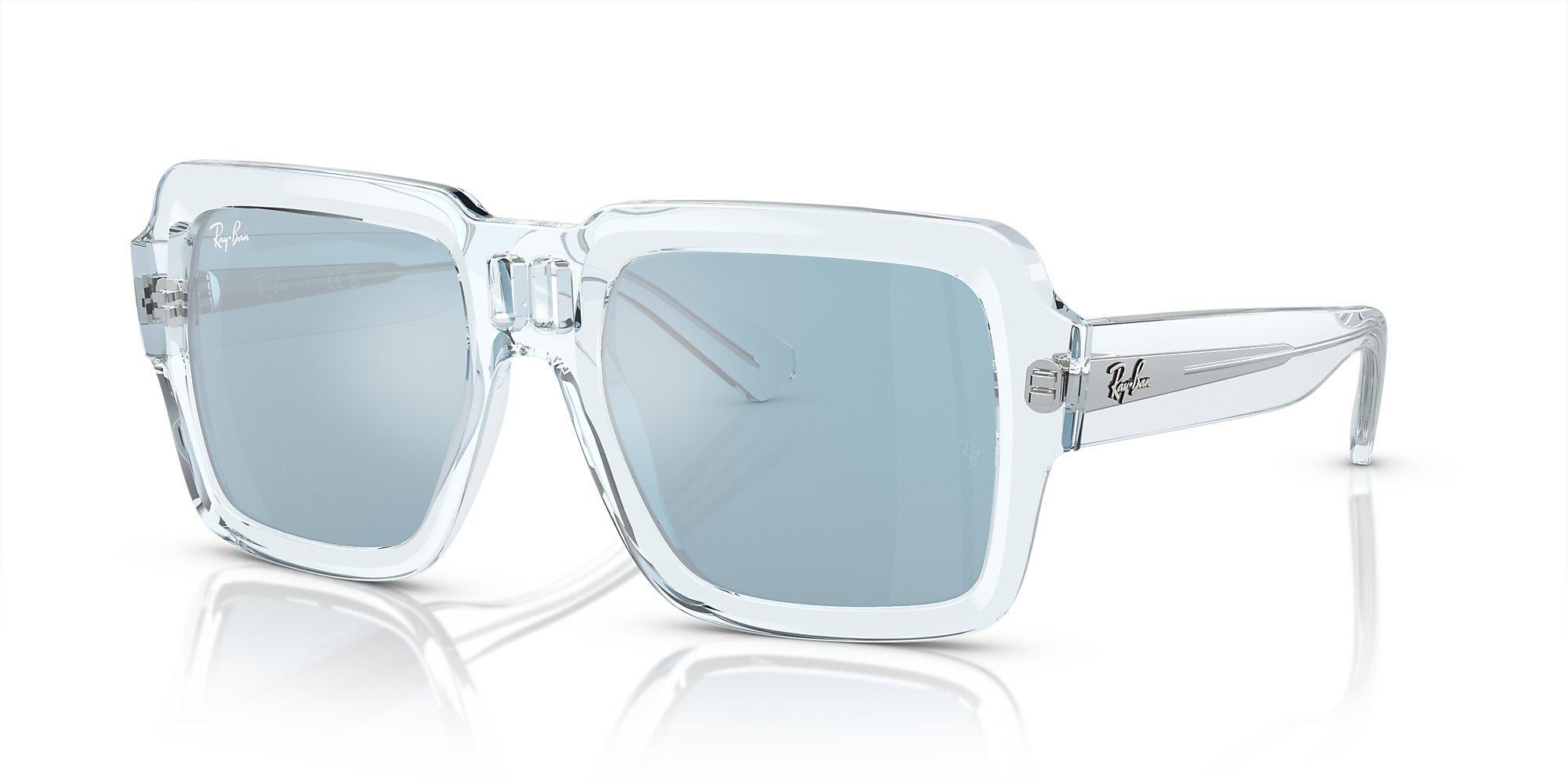 RayBan RB4408 Magellan BioBased 54 Light Blue/Silver & Transparent