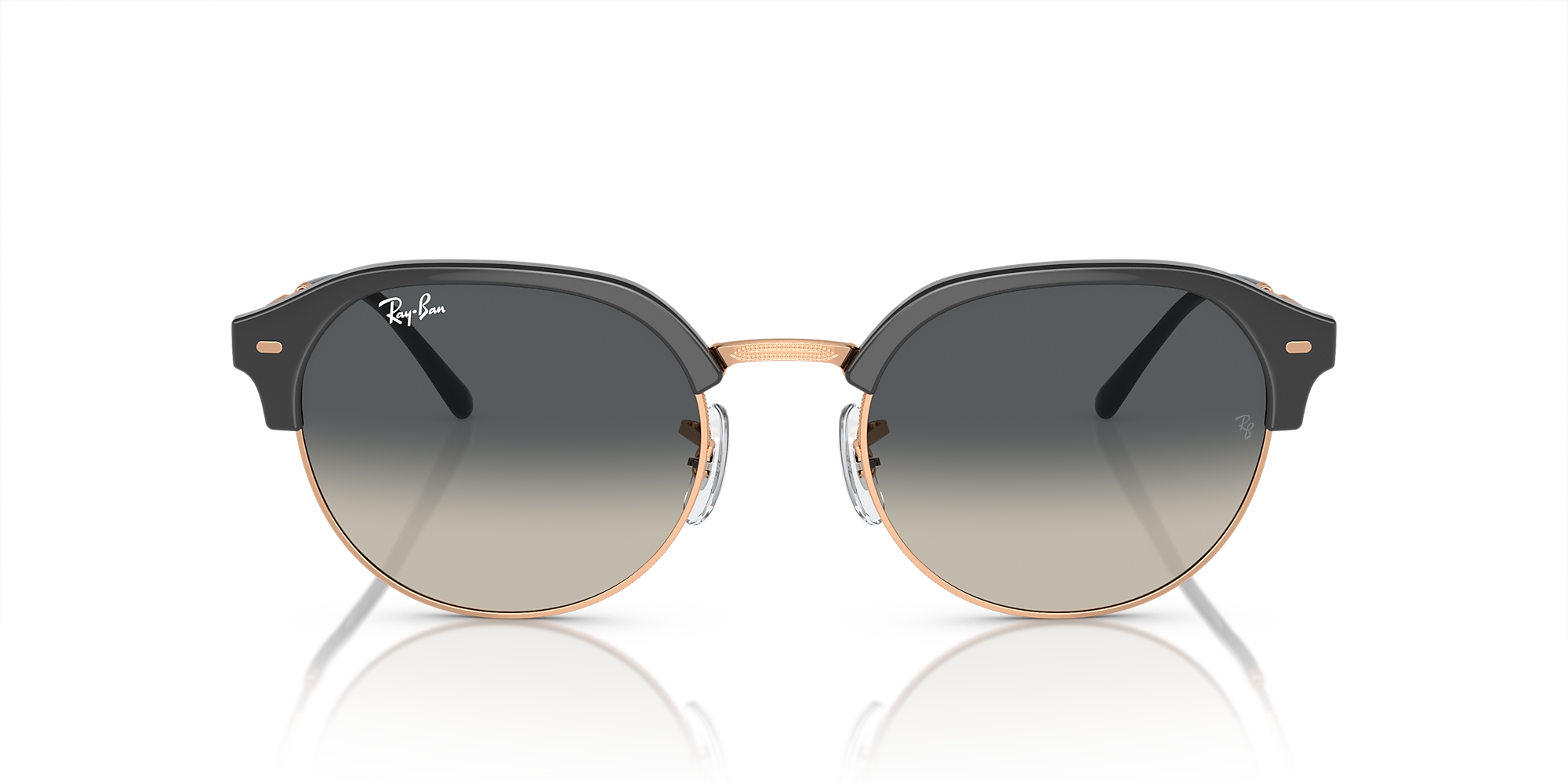 Ray-Ban RB4429 Dark Grey On Rose Gold / Grey / Gradient image 2