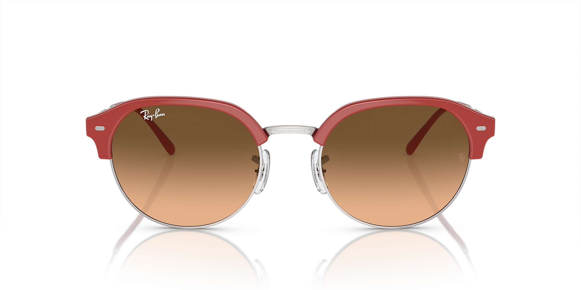 Ray-Ban RB4429 Red On Silver / Pink/Black / Gradient image 2