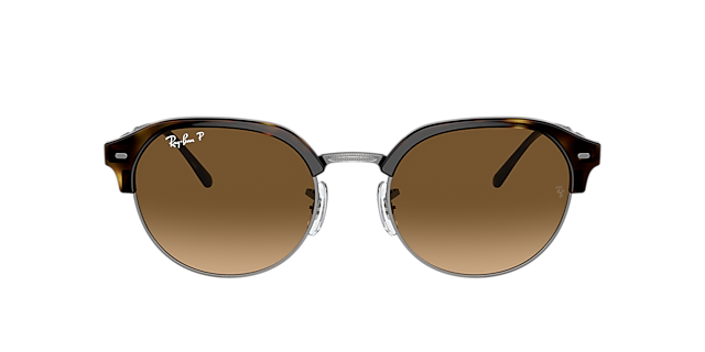 Ray-Ban RB4429 53 Grey & Dark Grey On Rose Gold Sunglasses