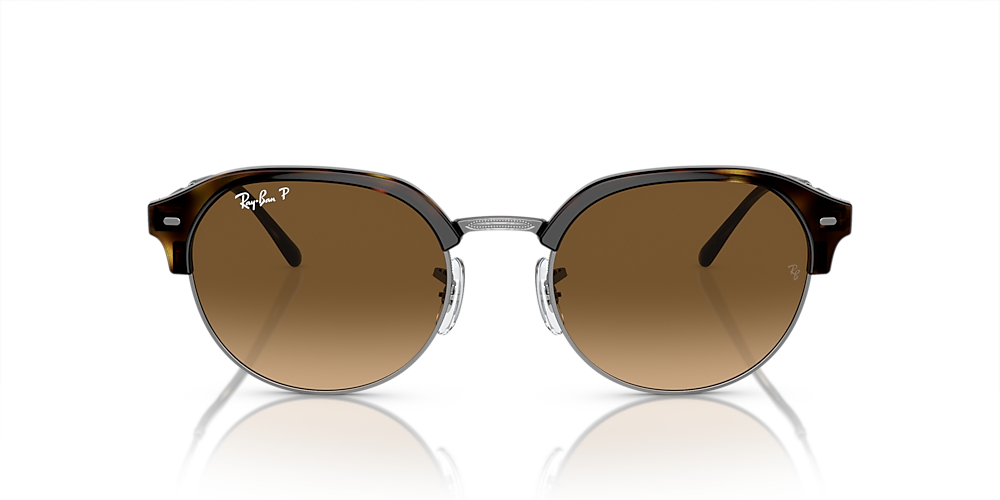 Ray-Ban RB4429 55 Brown & Havana On Gunmetal Polarized Sunglasses 