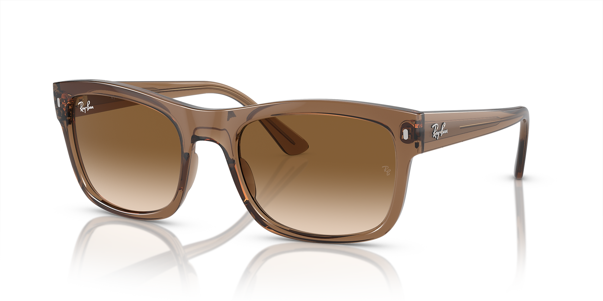 RayBan RB4428 56 Light Brown & Transparent Light Brown Sunglasses