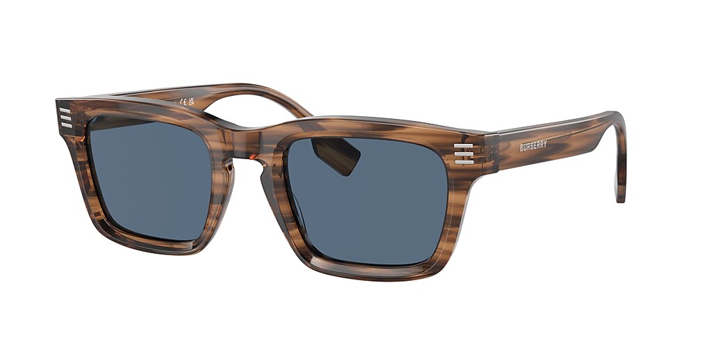 Burberry BE4403F 51 Dark Blue & Brown Sunglasses | Sunglass Hut USA