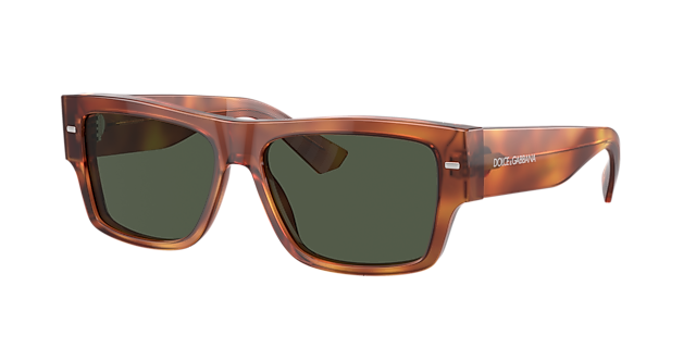 Dolce&Gabbana DG4451 55 Dark Brown & Havana Sunglasses 