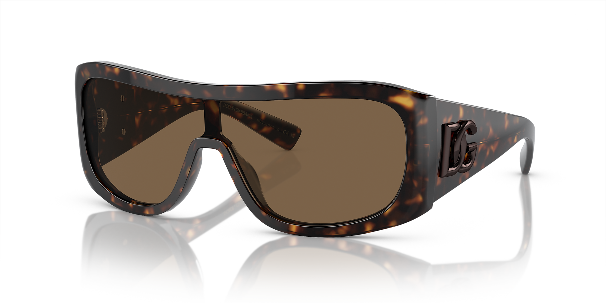 Dolce&Gabbana DG4454 01 Dark Brown & Havana Sunglasses | Sunglass Hut USA