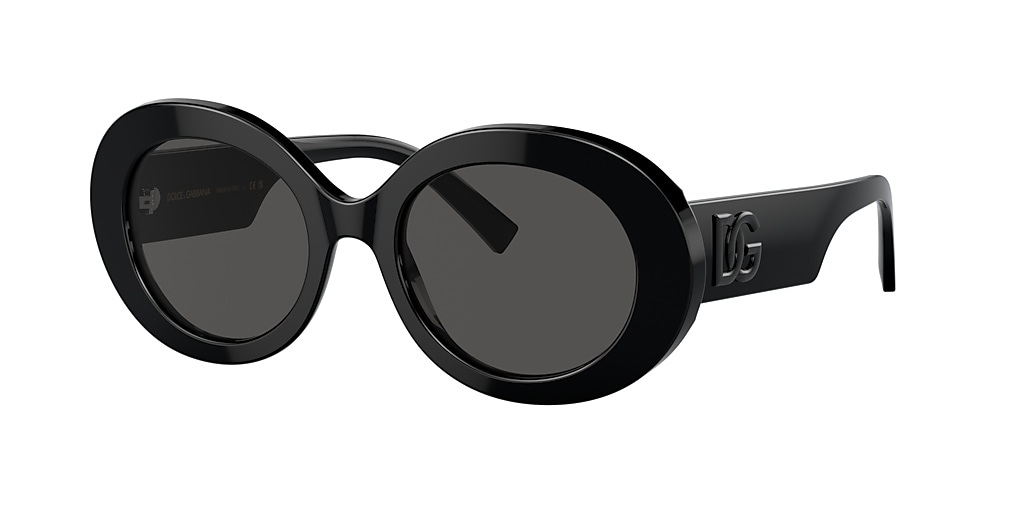 Dolce&Gabbana DG4448 51 Dark Grey & Black Sunglasses | Sunglass Hut USA