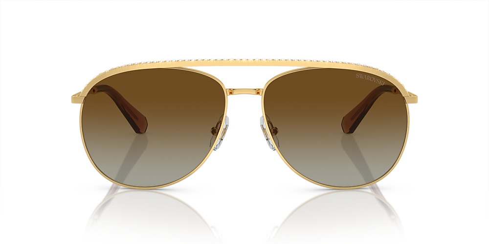 Swarovski sunglasses discount gold